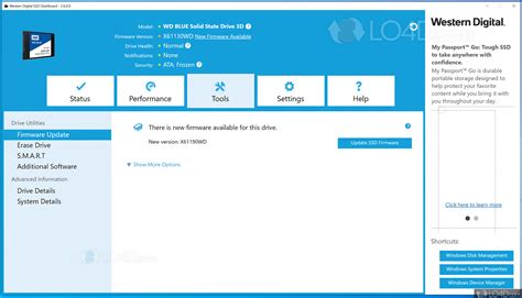 SanDisk SSD Dashboard 4.3.2.4